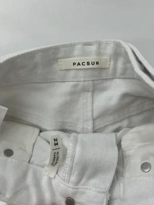 White Jean Shorts thumbnail 3