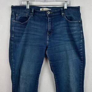 Levis 515 Boot Cut Jeans Mid Rise Denim Jeans Sz 14 Stretch Western 90s‎ thumbnail 3