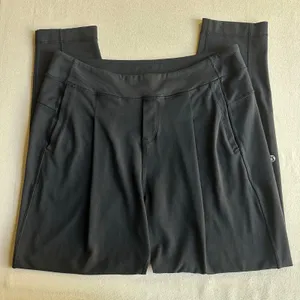 Lululemon Black High Rise Tapered Yoga Pants with Pockets thumbnail 3
