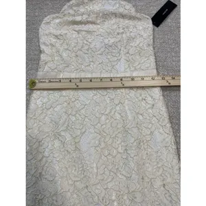Lulus Zenith Cream Lace Maxi Dress NWT Size XS Halter Full Length Bridal Gown thumbnail 12