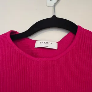Aritzia Babaton Sculpt Knit Tank – Fuchsia Pink – Size S thumbnail 5