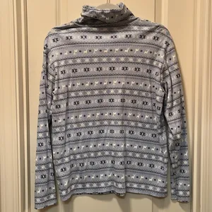 Northcrest reindeer snowflake print turtleneck Size medium vintage thumbnail 6