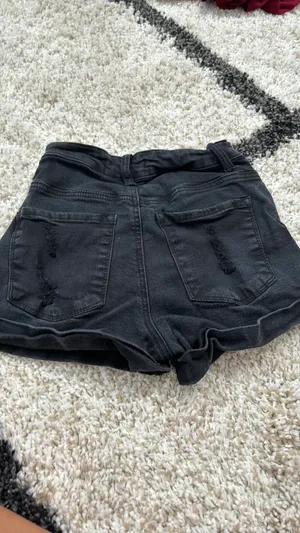 KanCan Black Distressed Shorts thumbnail 3