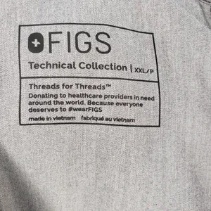 FIGS Kade Cargo Scrub Pants Womens XXLP Graphite Gray Medical Uniform thumbnail 4