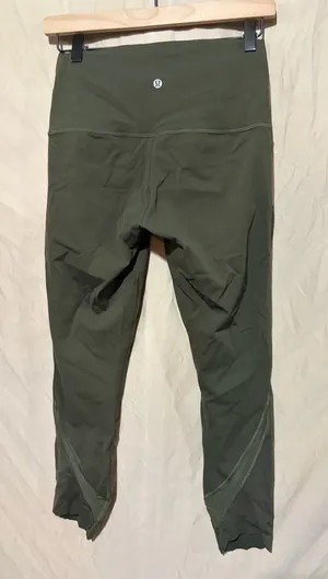 Lululemon Wunder Under High-Rise Crop 23" *Updated Scallop Full-On Luxtreme thumbnail 1