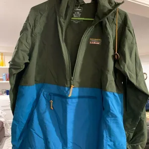 L.L. Bean Womens Katahdin Pullover Mountain Classic Anorak Hooded Coat Jacket S thumbnail 7