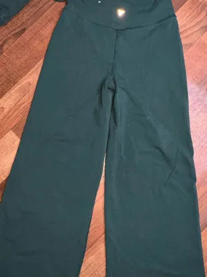 Old Navy Forest Green Wide Leg Pants thumbnail 10