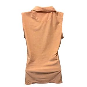 Peter Millar Peach Collared Golf Polo Top Size XS 5 Button Logo Active Shirt UPF thumbnail 3
