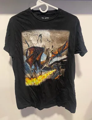 Black Matter Graphic T Shirt thumbnail 1