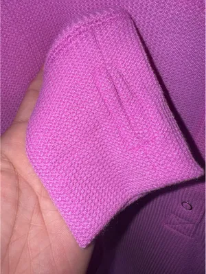 Zenana Long Sleeve Waffle Henley with Thumb Holes, Bright Mauve, Size Medium thumbnail 3