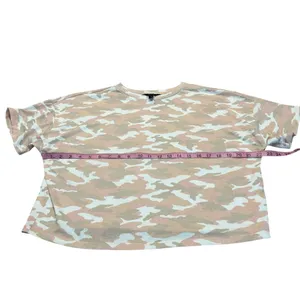 BANANA REPUBLIC luxespun Pink camo top thumbnail 3