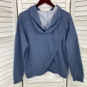 LIV Outdoor Kendall Crossover Back Pullover Hoodie‎ Sweatshirt Blue Large thumbnail 10