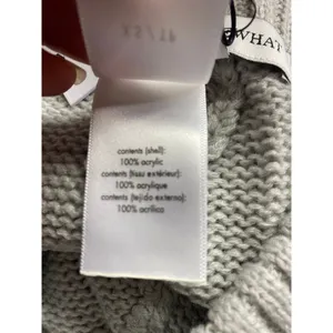 We Wore What Womens XS Pull On Sweater Shorts Light Gray Cozy Chunky Knit New thumbnail 5