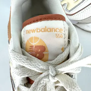 New‎ Balance 550 Au Lait Sneakers Beige Burnt Orange Size 7.5 thumbnail 6