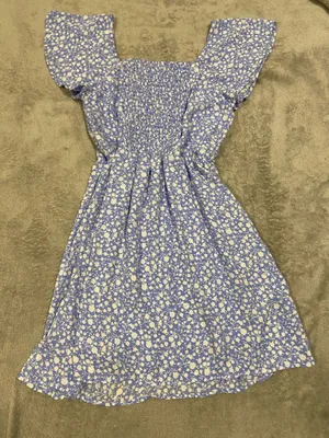 Sienna Sky Pastel Blue Ditsy Floral Mini Summer Dress thumbnail 5