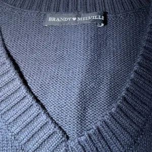 Navy blue Brandy Melville sweater vest OS thumbnail 3