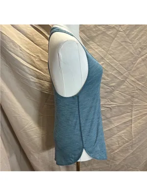 lululemon athletica Heathered Blue Scoop Neck Tank thumbnail 4