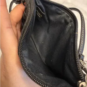 y2k COACH Black Signature Canvas Wristlet thumbnail 3