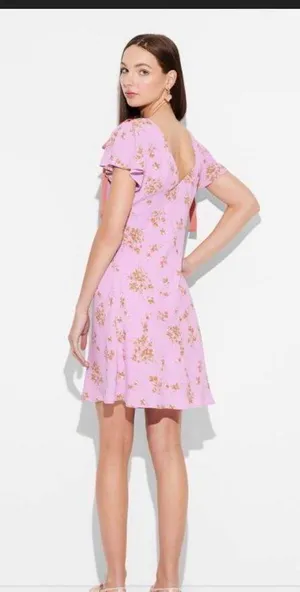 Wild Fable Pink Dress Floral thumbnail 2