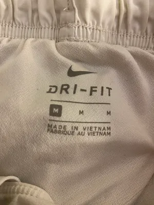 Nike White Dri-Fit Shorts thumbnail 5