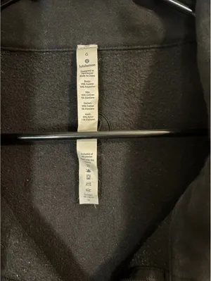 Lululemon Radiant Black Full-Zip Jacket Size 6 thumbnail 2