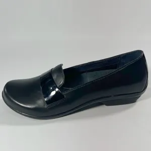 Dansko Oksana Slip-On Loafer Women 38 Black Leather Comfort Low Heel Work Shoes‎ thumbnail 6