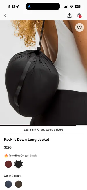 Lululemon Pack It Down Long Jacket thumbnail 10