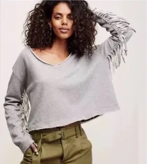 Free People Vintage Souls fringe pullover thumbnail 1