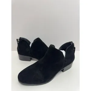 Kenneth Cole Reaction Ankle Boots Size 8 Womens‎ Black Leather Block Heel NEW thumbnail 4