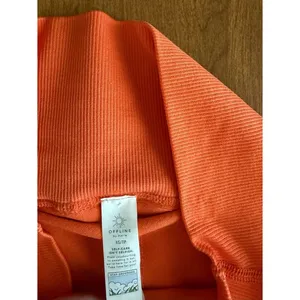 Offline By Aerie Orange Active Tennis Skort Athletic Mini Skirt thumbnail 6