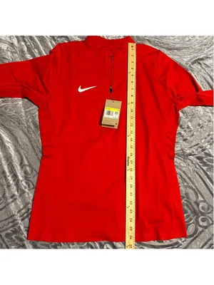 Nike EUC Women's Storm-Fit 1/4 Zip Top Red Small - $105 Retail h thumbnail 11