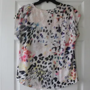 Apt. 9 | Multi Color Abstract Blouse thumbnail 4