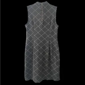 Sharagano Sleeveless Dress Gray/White‎ Size 6 thumbnail 11
