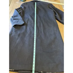 Alorna by Forstmann‎ Long Brown Wool Coat Button Up Made In USA Petite Measured thumbnail 16