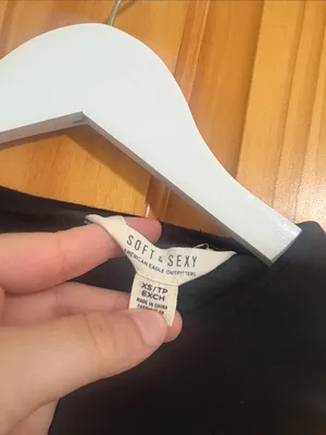 American Eagle Soft & Sexy Size XS Black Open-Back Dress thumbnail 3