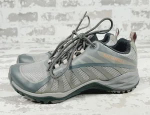 Merrell Gray Hiking Breathable walking running climbing athletic sneakers thumbnail 1