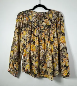 Free People We The Free Women’s Cool Meadow Long Sleeve Top Size S thumbnail 3