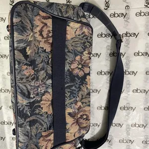 Vintage Jaguar Floral Tapestry Travel Bag Duffel Carry-on thumbnail 8