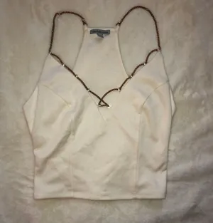 Charlotte Russe White Crop Top thumbnail 1