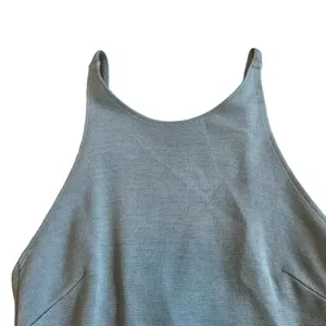 Lulus Blue Spaghetti Strap Bodycon Dress Stretch Low Back Size Medium Women's thumbnail 2