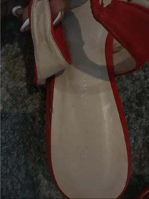 Primark Red Pointed Toe Slingback Flats thumbnail 5
