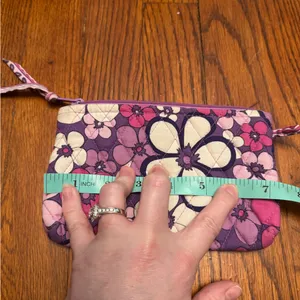 Vera Bradley Petal Power Purple Small Cosmetic Bag - Used - Very Rare thumbnail 3