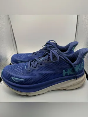 Hoka Women's‎ Clifton 9 Running Athletic Shoe Sneaker Cobalt Blue Comfort 7 thumbnail 5
