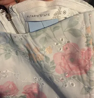 Altar'd State floral corset top Size M #corsetry #floral thumbnail 4
