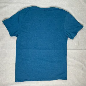 Jerzees NWT Teal Aloha Waikiki Distressed Graphic Tee | Medium thumbnail 3