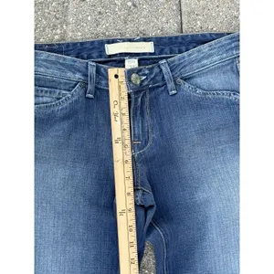Agave Nectar Sirena Striped Flare Jeans Womens Size 27 Low Rise Denim Y2K USA thumbnail 10