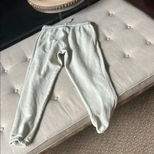TNA Aritzia Cozy Af Fleece Sweatpants Jogger Sage Green Pockets Size Small thumbnail 9