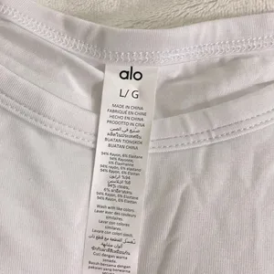 NWT Alo Yoga Cover Tank White Size L thumbnail 6