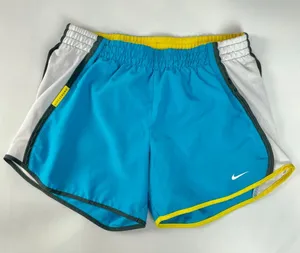 Nike Dri-Fit Running‎ Shorts Blue Yellow Livestrong Women Size XS Athletic Gym thumbnail 1
