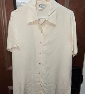 As Is Vintage Ann Taylor 100% Silk Women's Blouse - Size Medium thumbnail 1